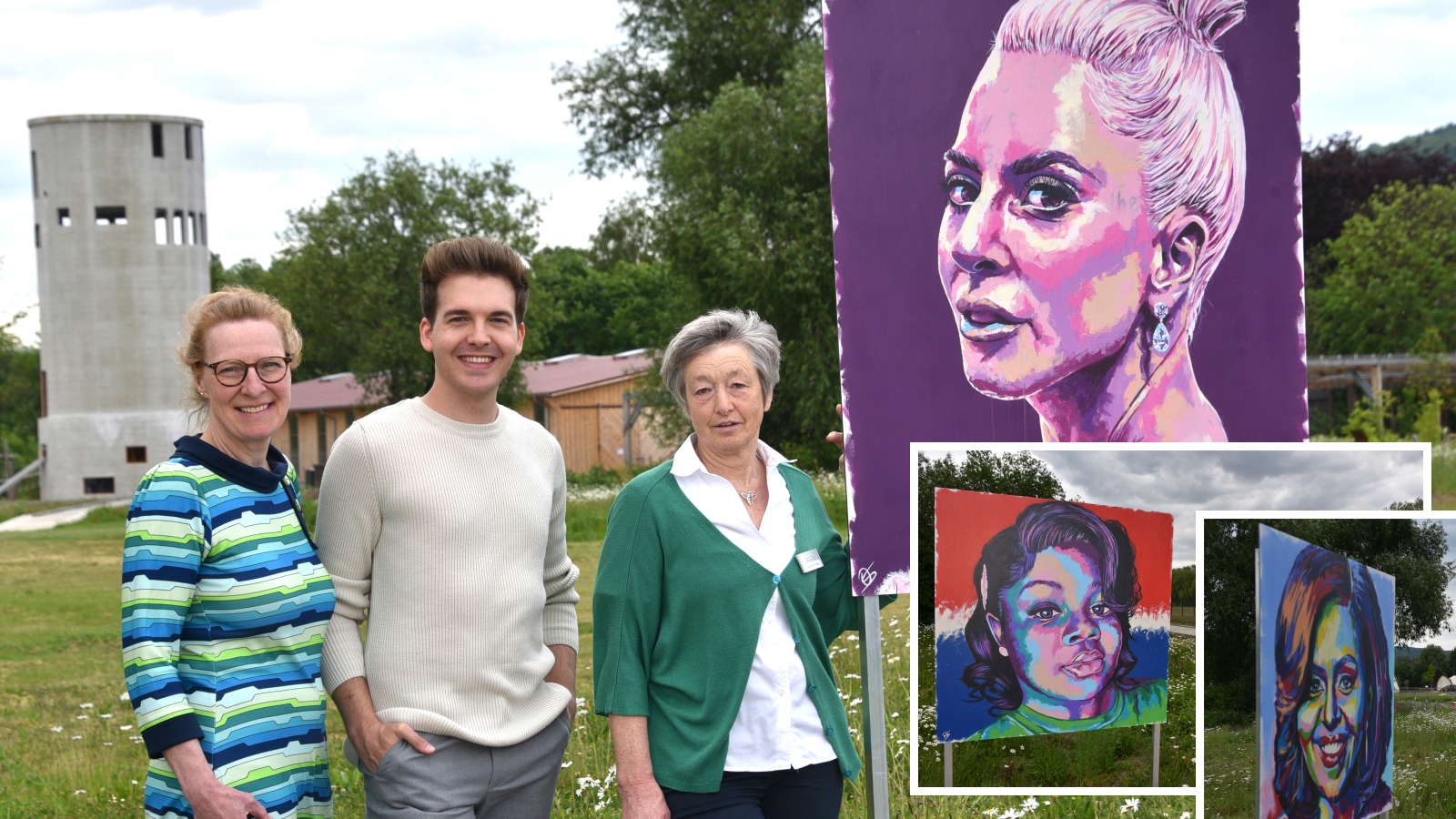 Kunstausstellung sticht ins Auge: „Furchtlose Frauen“ haben in den Huxarium-Gartenpark Einzug gehalten