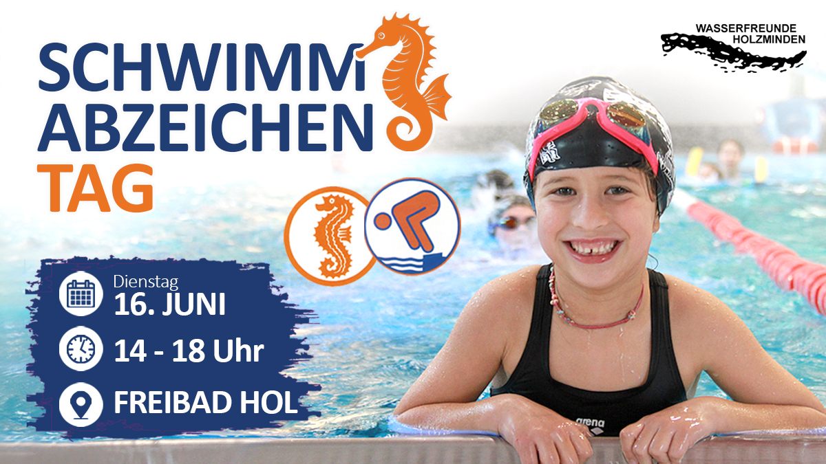 Schwimmabzeichentag im Freibad Holzminden: Wasserfreunde laden zu kostenlosen Prüfungen ein