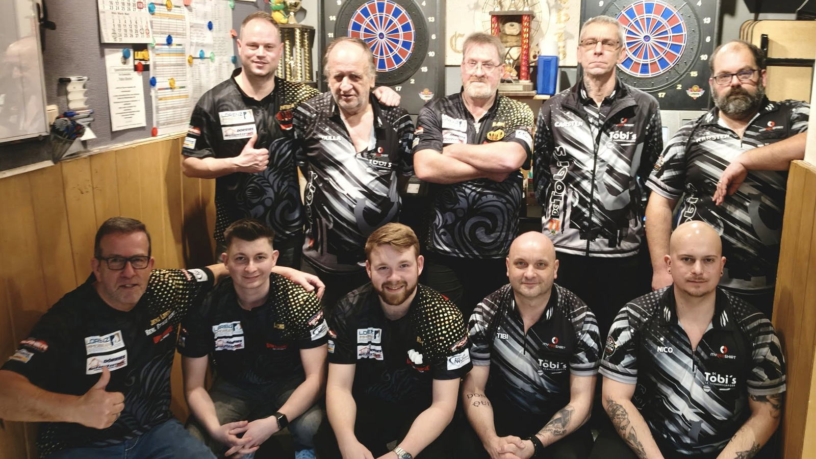 Dartshouse Gents Holzminden gewinnen 19:1 bei DC Tobis2 und übernehmen Tabellenspitze