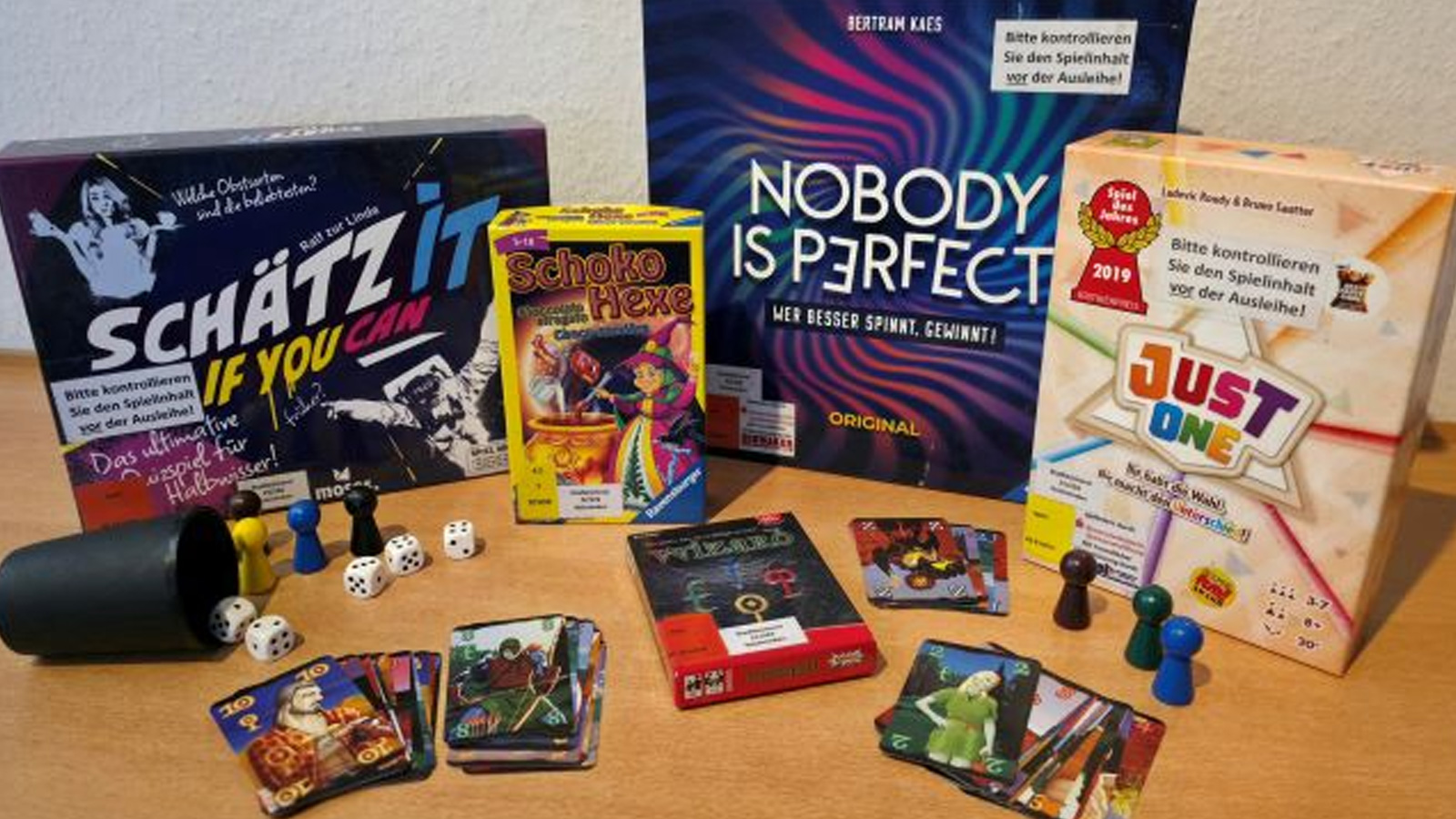 Stadtbücherei Holzminden lädt zu offenem Spiele-Nachmittag für Erwachsene ein