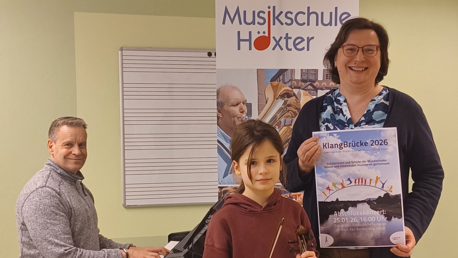 KlangBrücke 2026: Musikschulen Höxter und Holzminden starten gemeinsames Projekt